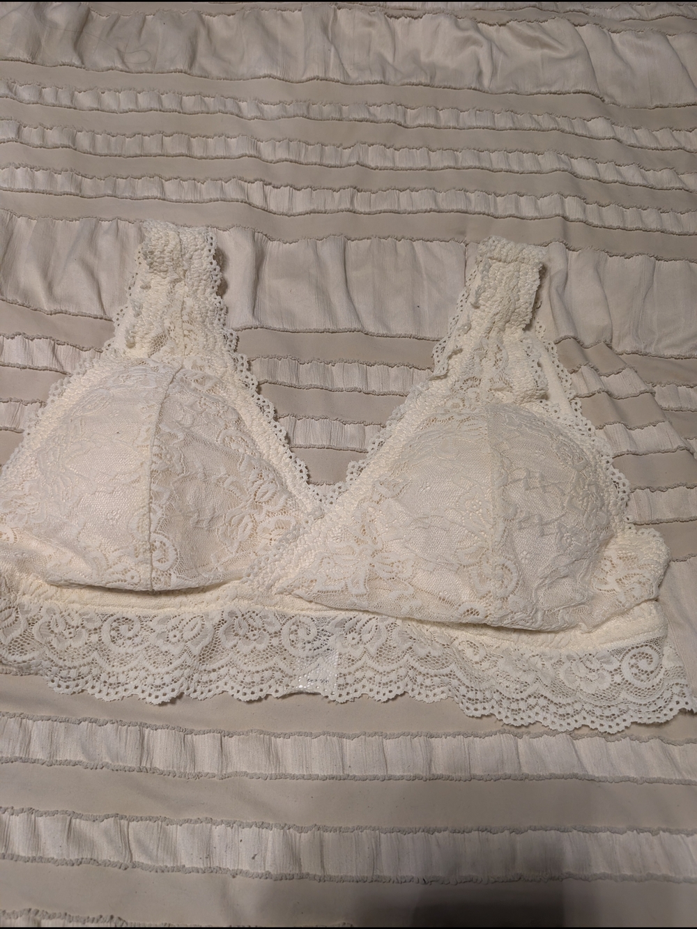 Maurices Lace Bralette in Cream
